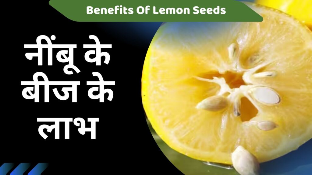 नींबू के बीज के स्वास्थ्य लाभ [ Health Benefits of Lemon Seeds ]